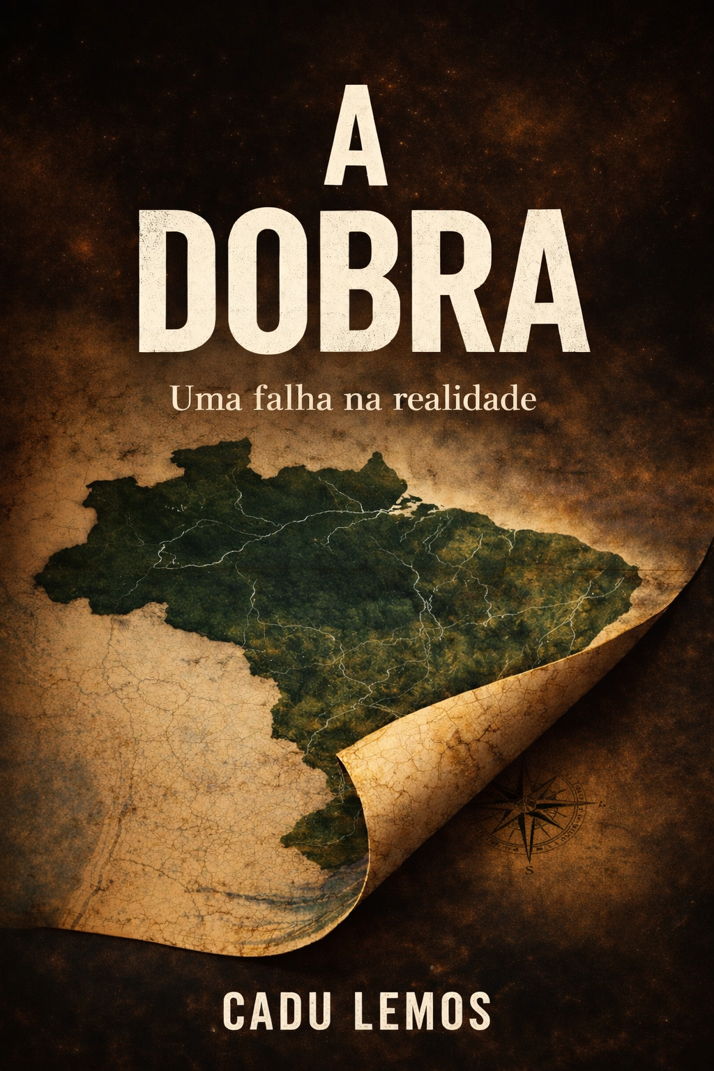 Capa de A Dobra, romance de Cadu Lemos